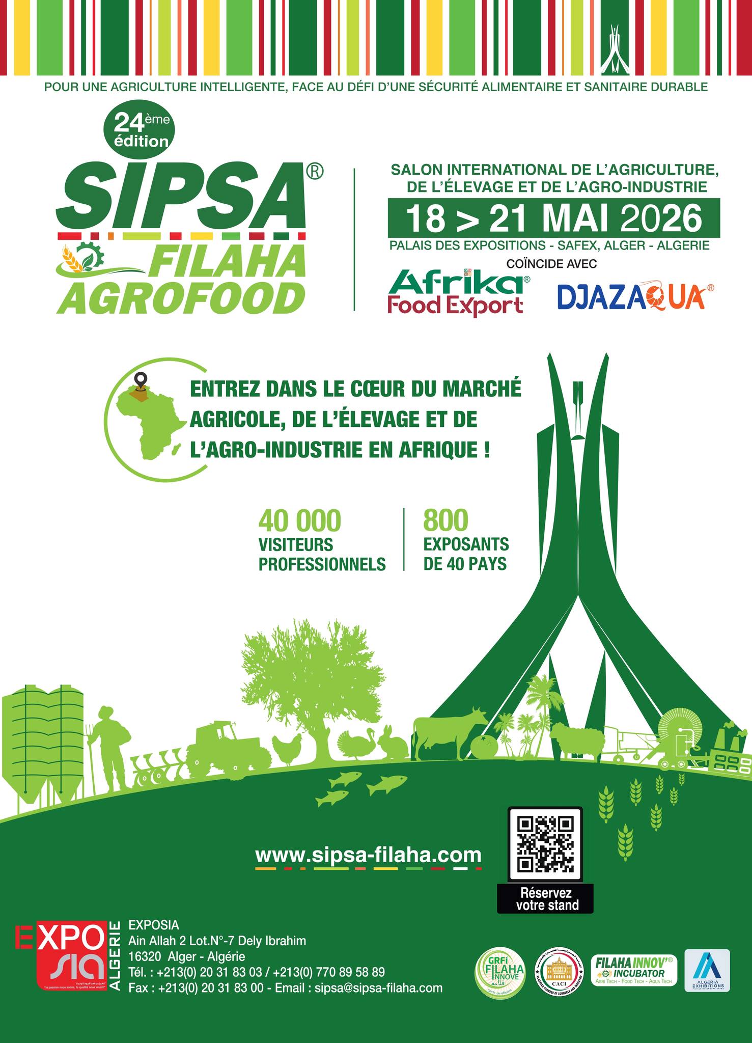 L’INRAA au SIPSA‑FILAHA & AGROFOOD 2026